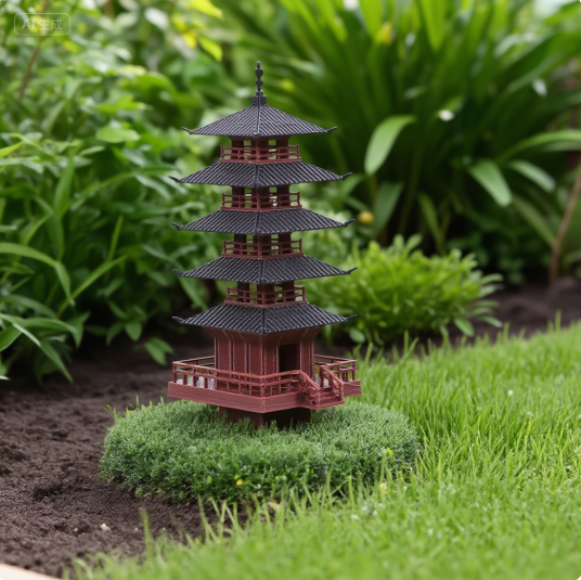 Bonsai Garden Ideas - 정원 수족관 분재 장식 미니 탑
