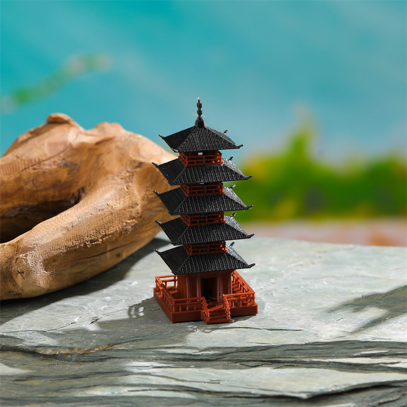 정원 수족관 분재 장식 미니 탑 동상 중국 고대 건물  - Bonsai Garden Ideas 리뷰 및 가격