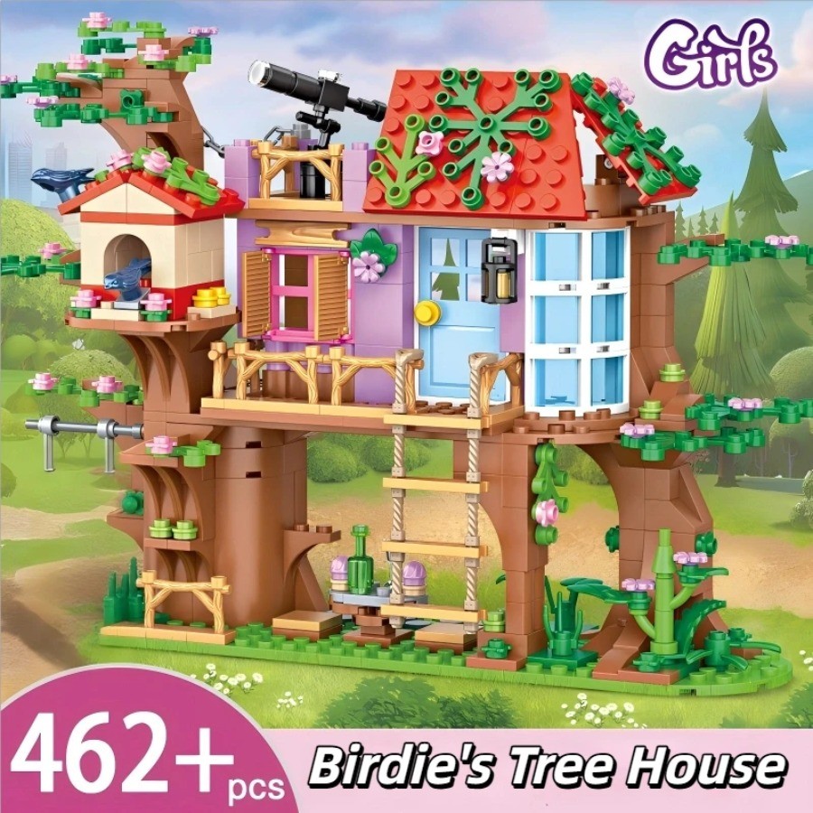 462pcs 시티 프렌즈 버드 트리 하우스 빌딩 블록  - Bonsai Garden Ideas 리뷰 및 가격