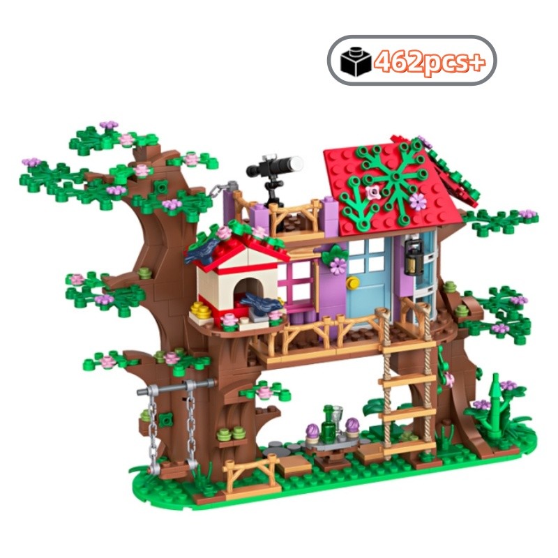 462pcs 시티 프렌즈 버드 트리 하우스 빌딩 블록  - Bonsai Garden Ideas 리뷰 및 가격