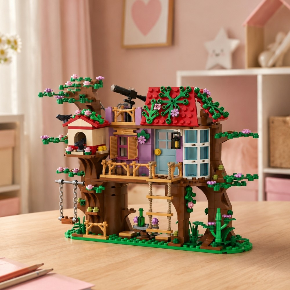 462pcs 시티 프렌즈 버드 트리 하우스 빌딩 블록  - Bonsai Garden Ideas 리뷰 및 가격
